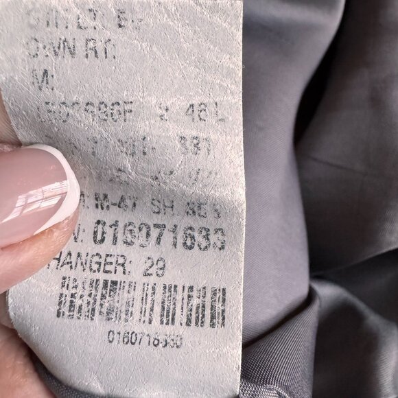 Chaps Ralph Lauren Blazer Mens 46L Wool Cashmere Sports Jacket Grey - Picture 5 of 7